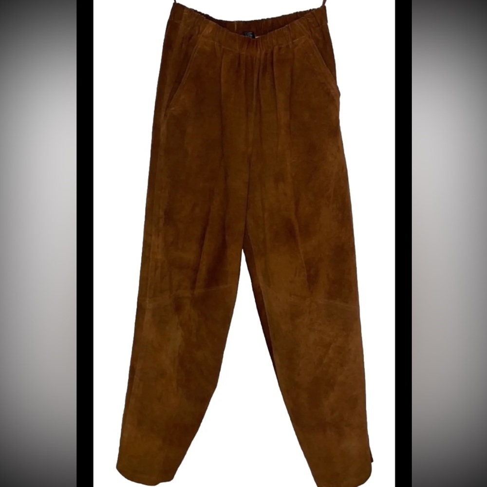 Vintage 80’s- 90’s EREZ Sport Vintage Suede Trousers. Bohemian Retro
